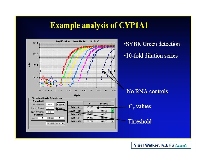 Nigel Walker, NIEHS (www) 