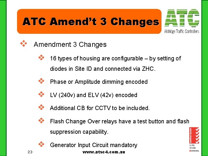 ATC Amend’t 3 Changes v Amendment 3 Changes v 16 types of housing are