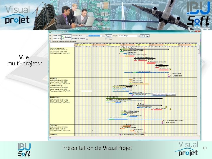 Vue multi-projets : Présentation de Visual. Projet 10 Vue multi-projets : Présentation de Visual. Projet 10