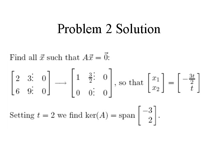 Problem 2 Solution 