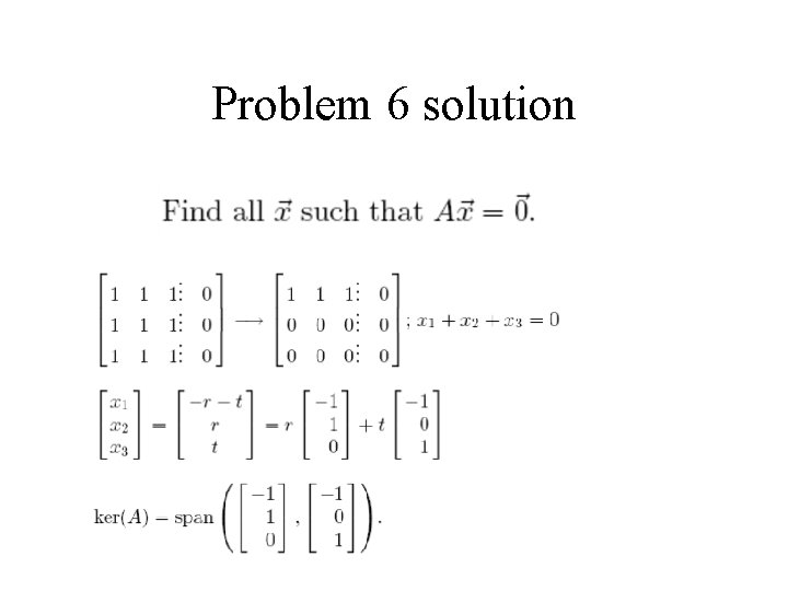 Problem 6 solution 