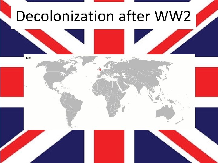 Decolonization after WW 2 Imperialism Strong Nation colonizing
