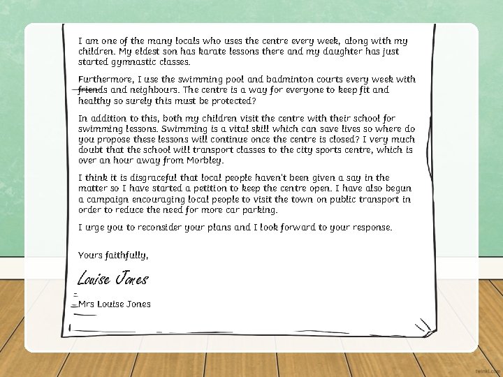 I am one of the many locals who uses the centre every week, along I am one of the many locals who uses the centre every week, along