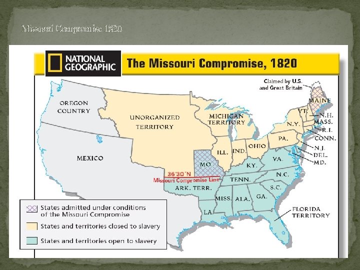 Missouri Compromise 1820 