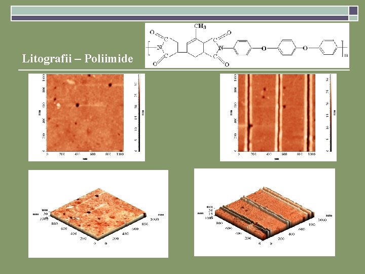 Litografii – Poliimide Litografii – Poliimide