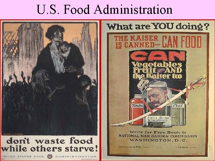 U. S. Food Administration 