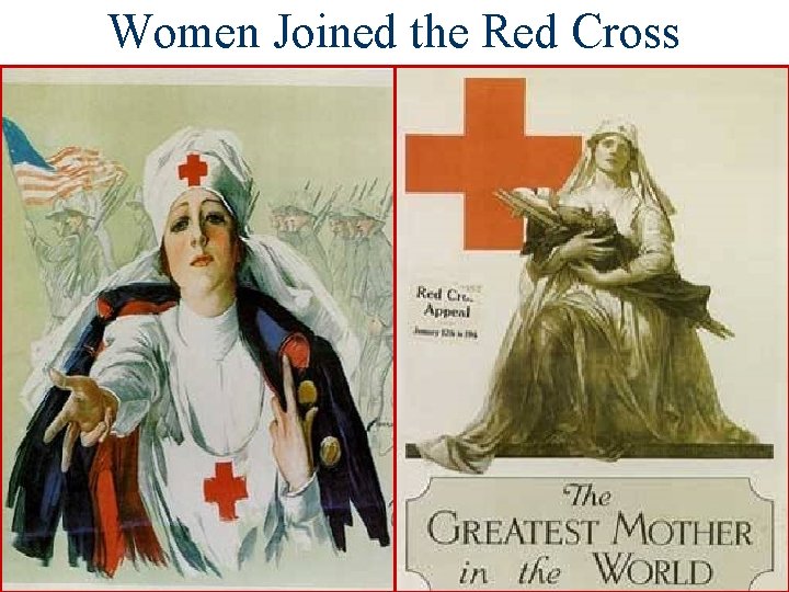 Women Joined the Red Cross 