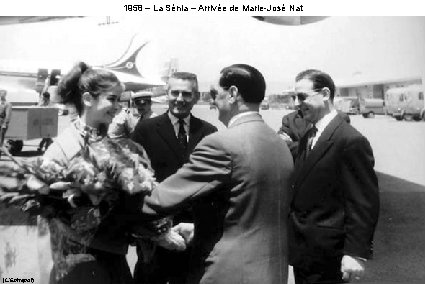 1958 – La Sénia – Arrivée de Marie-José Nat (L’Entrepot) 