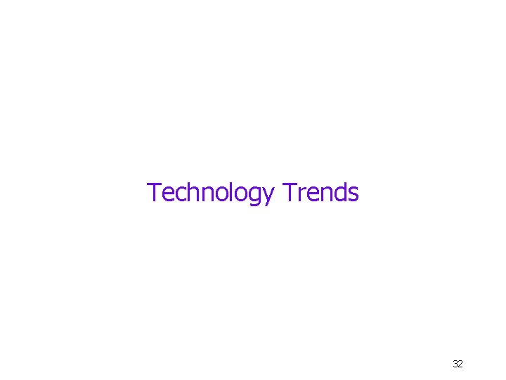 Technology Trends 32 Technology Trends 32
