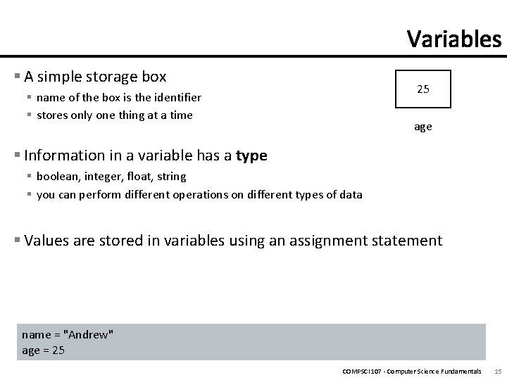 § A simple storage box 25 § name of the box is the identifier