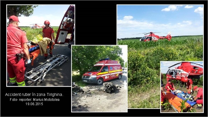 Accident rutier în zona Tirighina. Foto- reporter: Marius Mototolea 19. 06. 2015 