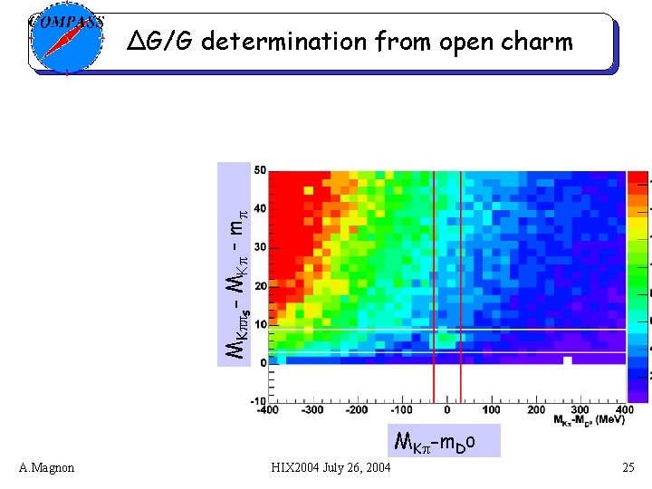MKpps- MKp - mp ΔG/G determination from open charm MKp-m. D 0 A. Magnon