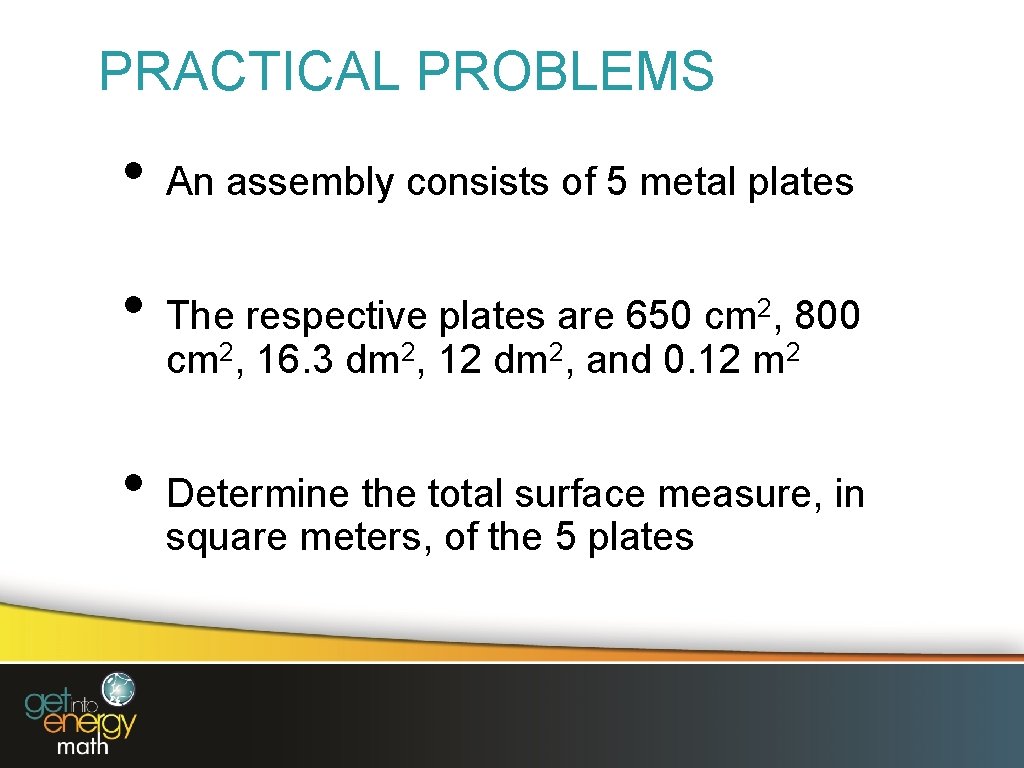 PRACTICAL PROBLEMS • • • An assembly consists of 5 metal plates The respective