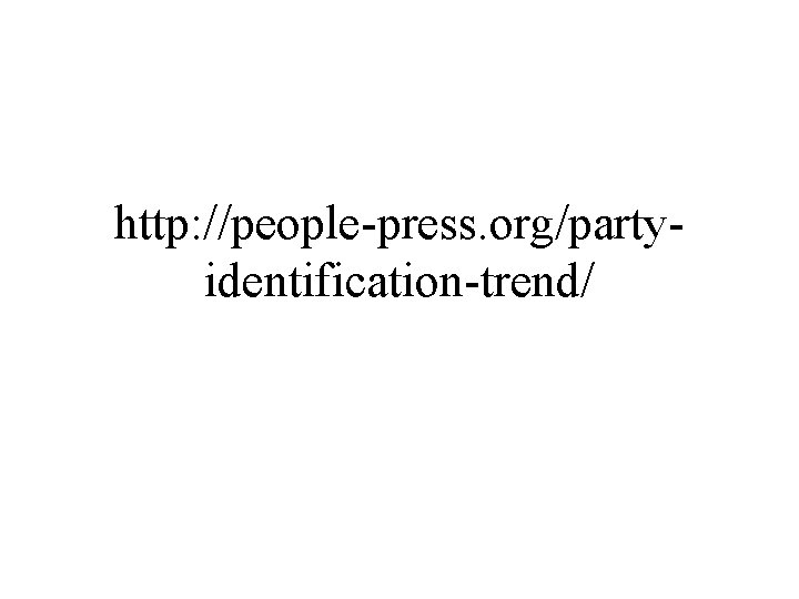 http: //people-press. org/partyidentification-trend/ 