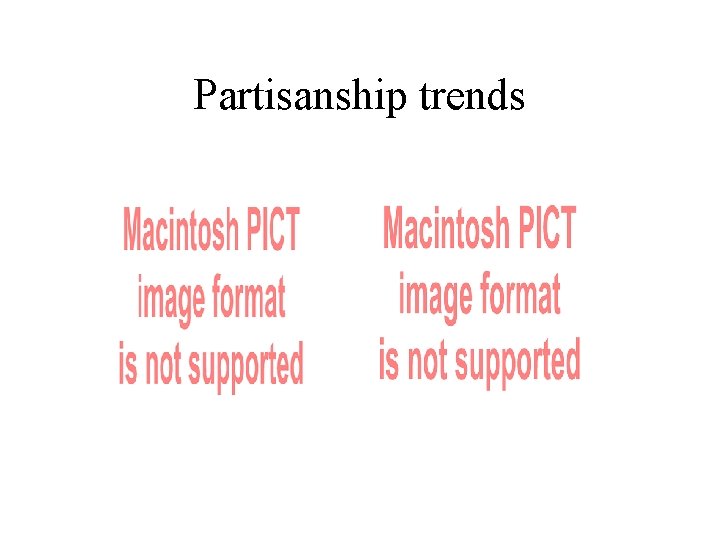 Partisanship trends 