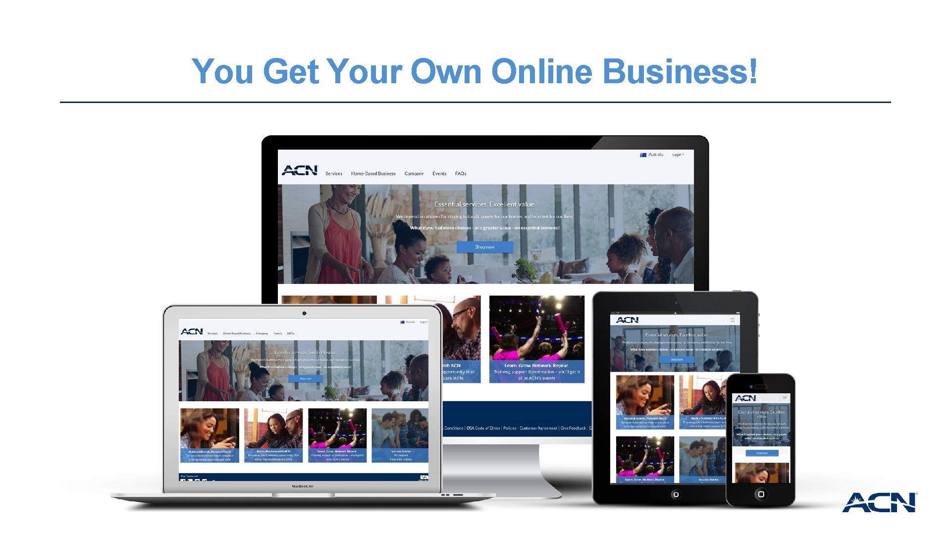 5 You Get Your Own Online Business! 