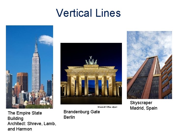 Vertical Lines Microsoft Office clipart The Empire State Building Architect: Shreve, Lamb, and Harmon