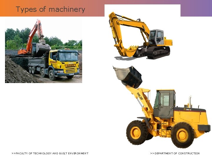 Planning and Organising Two Plant and Equipment Excavation