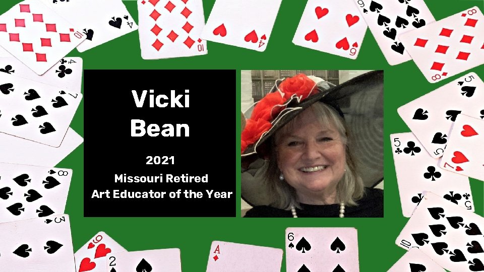 Vicki Bean 2021 Missouri Retired Art Educator of the Year 