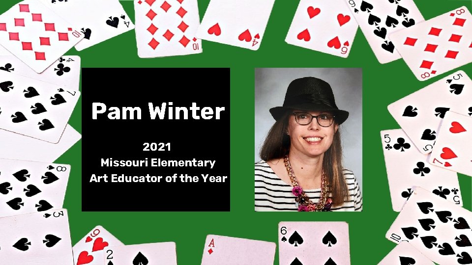 Pam Winter 2021 Missouri Elementary Art Educator of the Year 