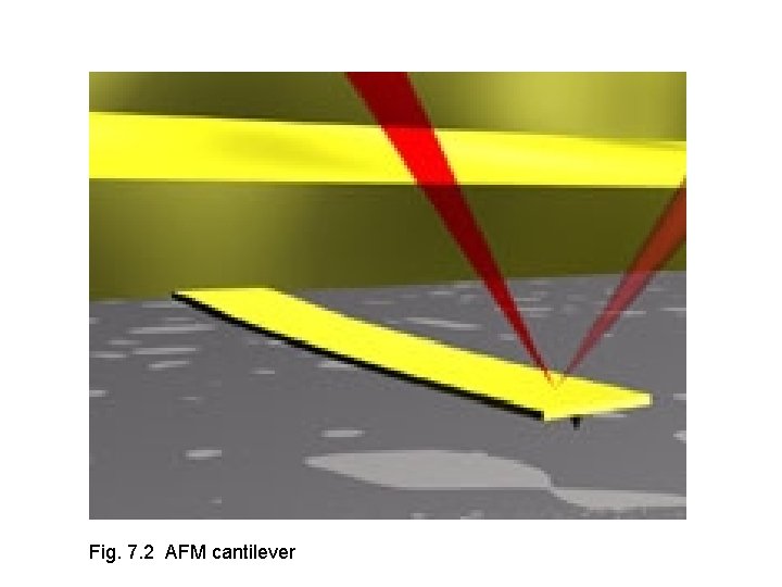 Fig. 7. 2 AFM cantilever Fig. 7. 2 AFM cantilever