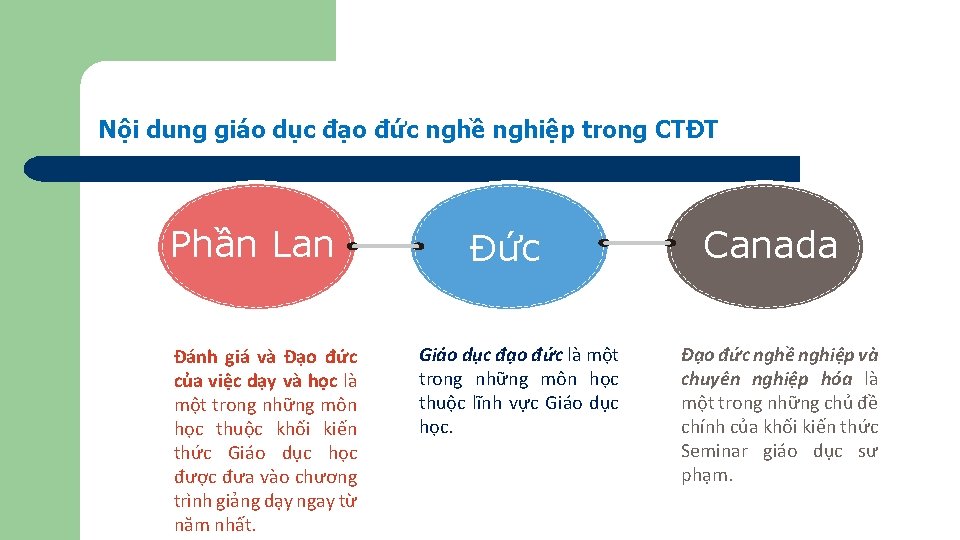 Nội dung giáo dục đạo đức nghề nghiệp trong CTĐT Phần Lan Đánh giá