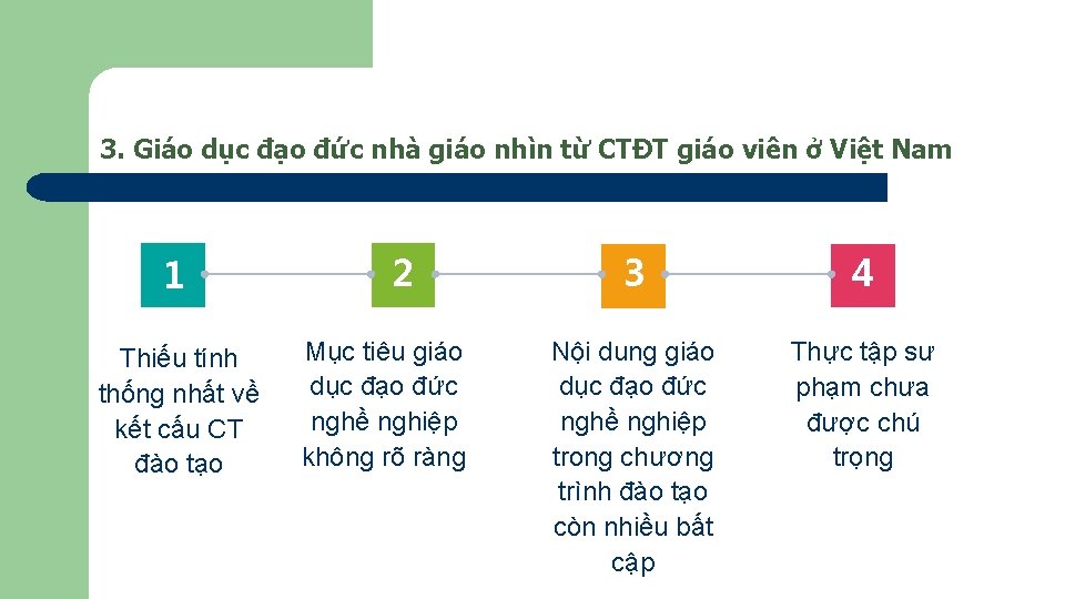 3. Giáo dục đạo đức nhà giáo nhìn từ CTĐT giáo viên ở Việt