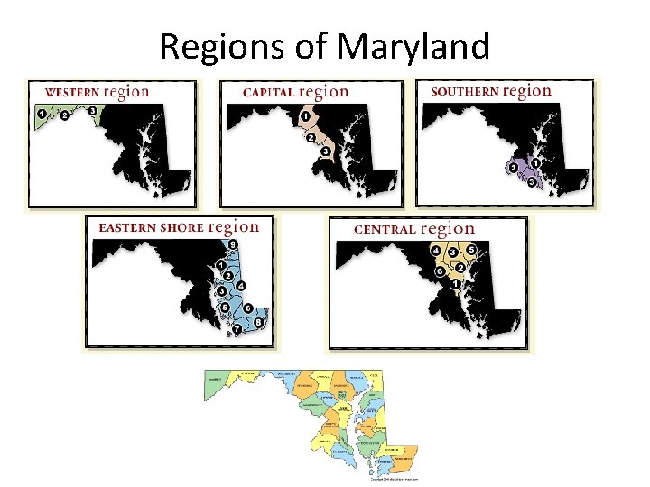 Regions of Maryland 