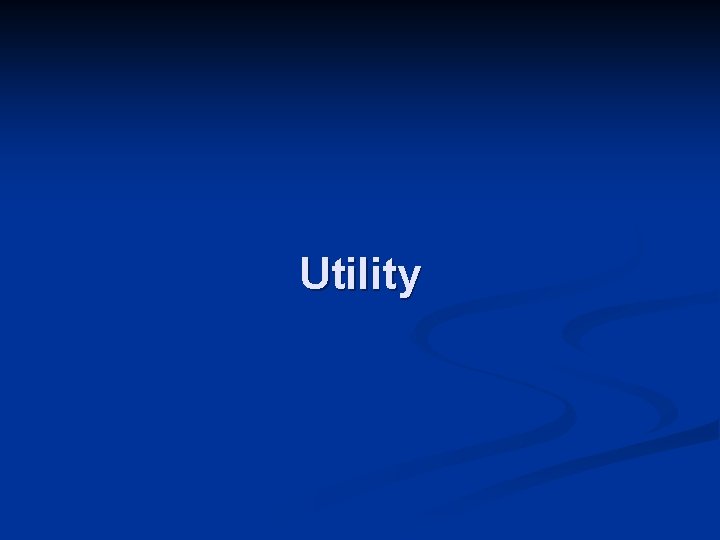 Utility 