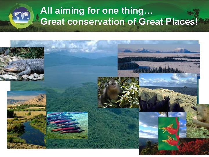 All aiming for one thing… Great conservation of Great Places! 