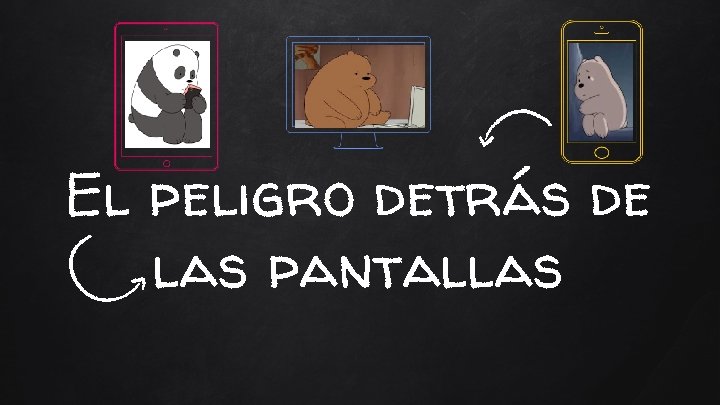 El peligro detrás de las pantallas 