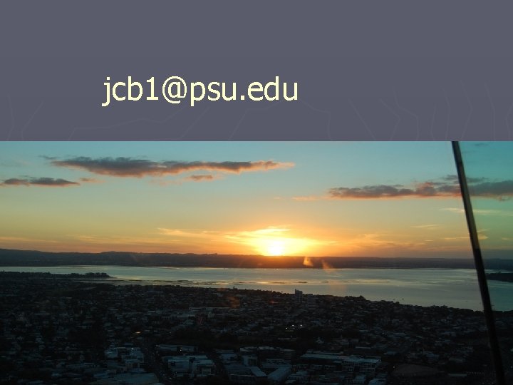 jcb 1@psu. edu 