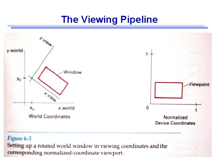 The Viewing Pipeline 