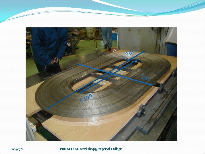 m 7. 1 1 m m 0. 1 2009/7/2 PRISM FFAG workshop@Imperial College 