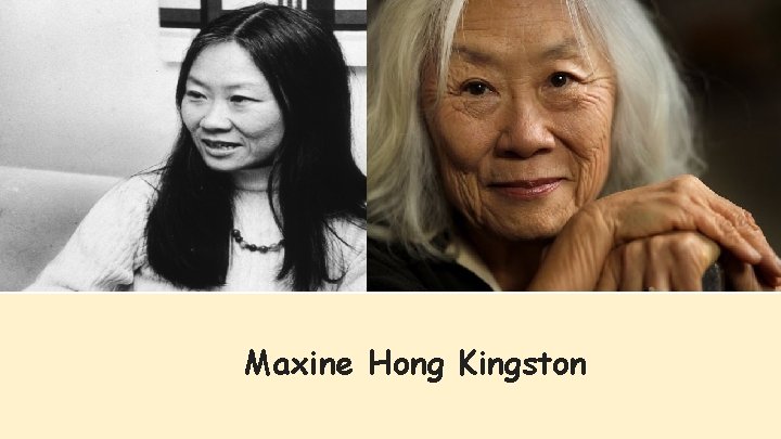 Maxine Hong Kingston 