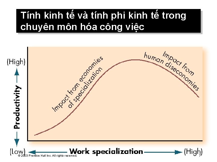 Tính kinh tế và tính phi kinh tế trong chuyên môn hóa công việc