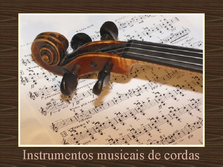 Instrumentos musicais de cordas 
