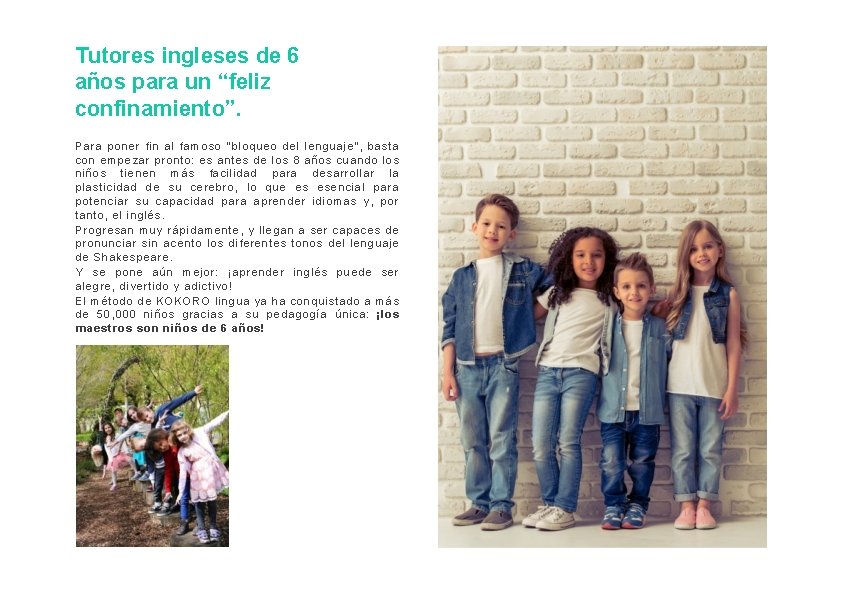 Tutores ingleses de 6 años para un “feliz confinamiento”. Para poner fin al famoso