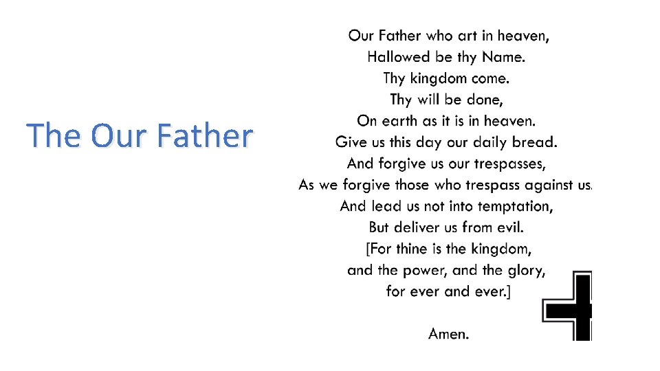 The Our Father 