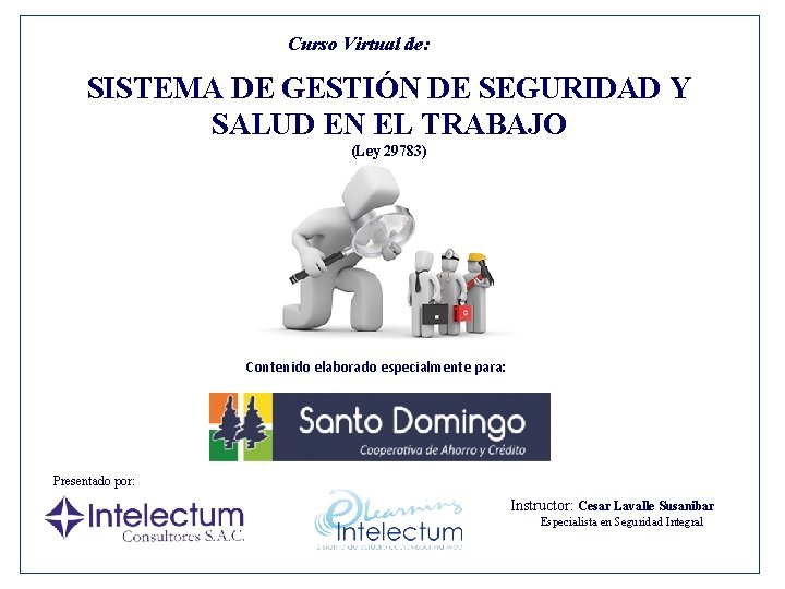 Curso Virtual de SISTEMA DE GESTIN DE SEGURIDAD
