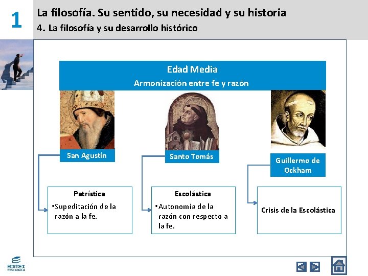 1 La filosofía. Su sentido, su necesidad y su historia 4. La filosofía y