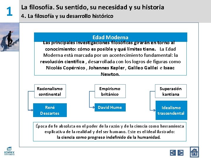 1 La filosofía. Su sentido, su necesidad y su historia 4. La filosofía y