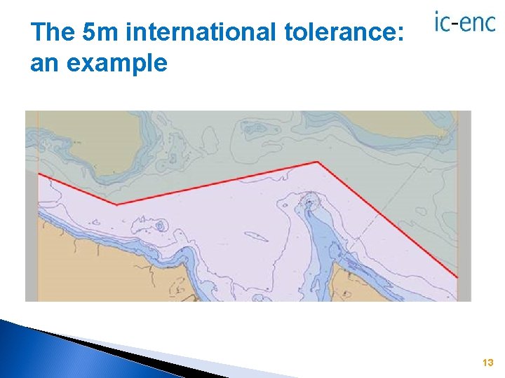 The 5 m international tolerance: an example 13 