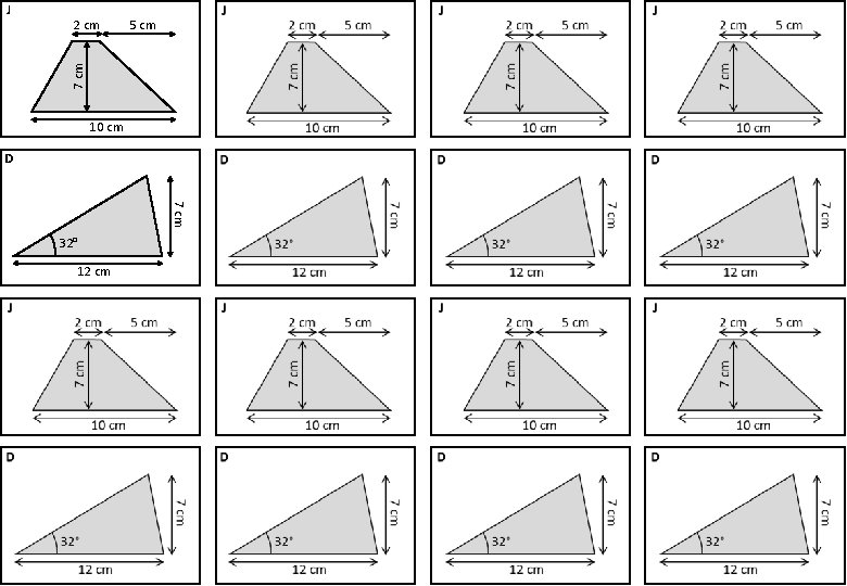 2 cm 5 cm 7 cm J 10 cm D 7 cm 32° 12