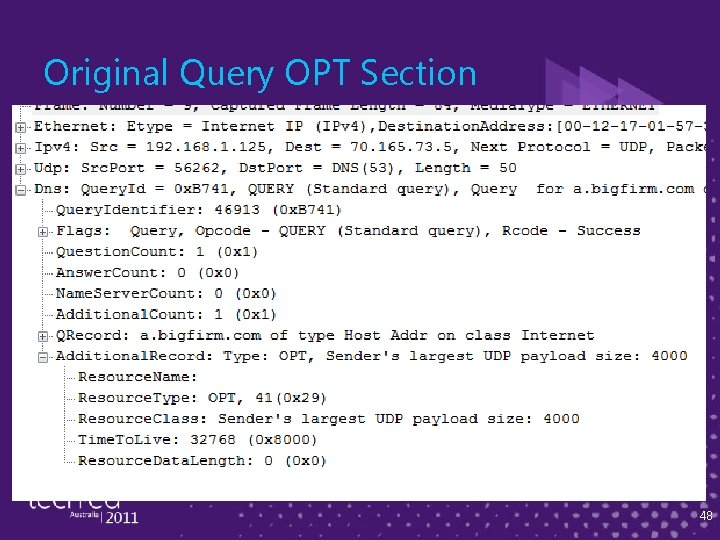 Original Query OPT Section 48 