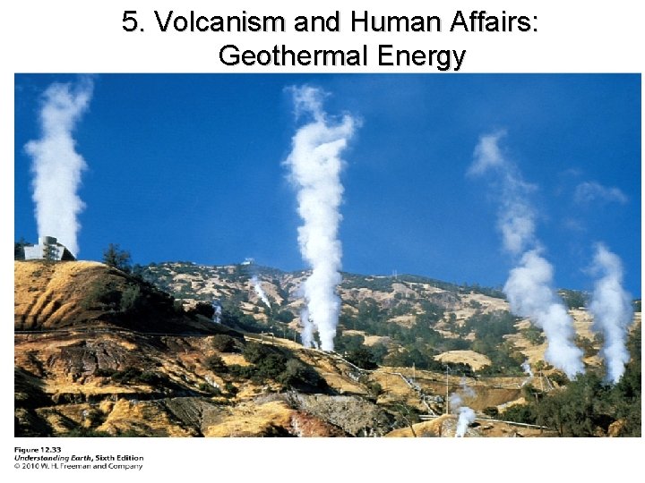 5. Volcanism and Human Affairs: Geothermal Energy 