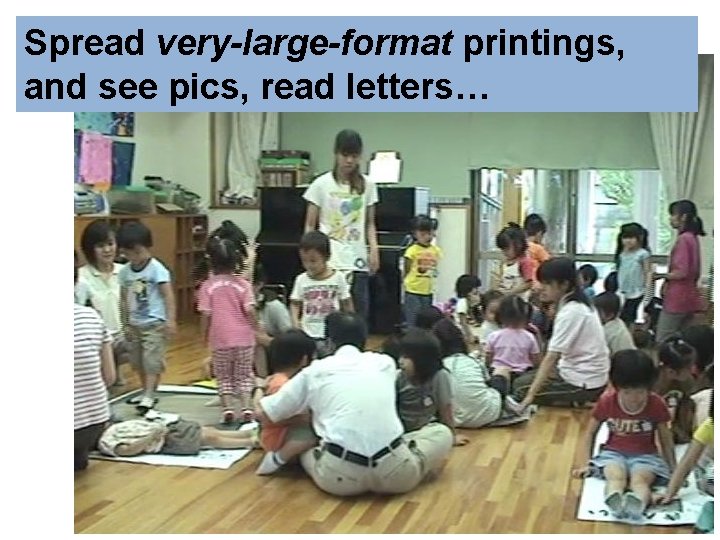 Spread very-large-format printings, and see pics, read letters… 