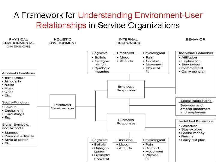 A Framework for Understanding Environment-User Relationships in Service Organizations 