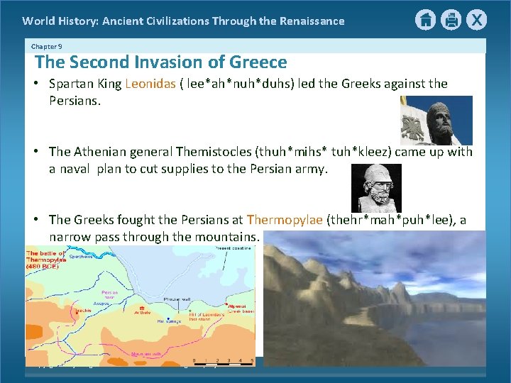 World History: Ancient Civilizations Through the Renaissance Chapter 9 The Second Invasion of Greece