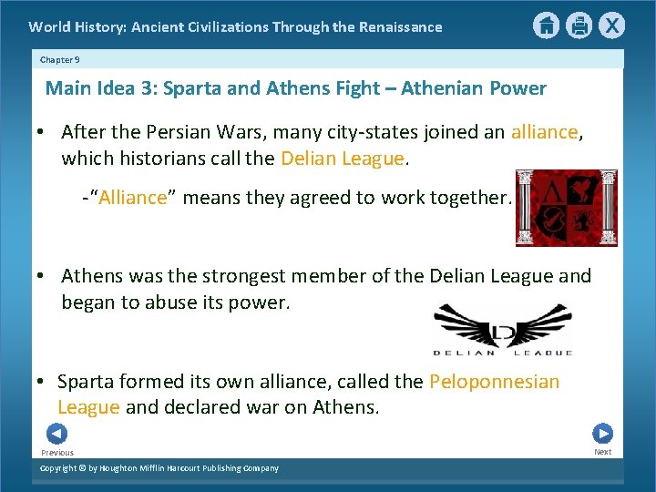 World History: Ancient Civilizations Through the Renaissance Chapter 9 Main Idea 3: Sparta and
